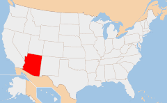 Arizona Χάρτης