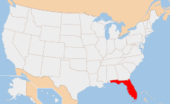 Florida Χάρτης