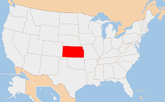 Kansas Χάρτης
