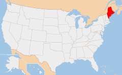 Maine Χάρτης