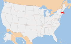 Massachusetts Χάρτης