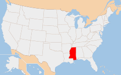 Mississippi Χάρτης