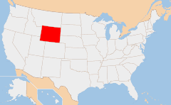 Wyoming Χάρτης