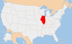 Illinois Χάρτης