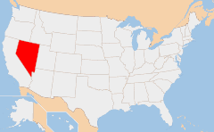 Nevada Χάρτης