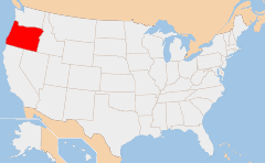 Oregon Χάρτης