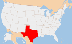 Texas Χάρτης
